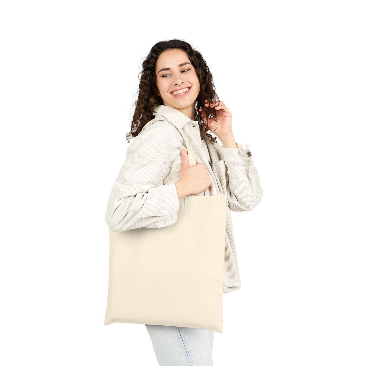 Autism Awareness Cotton Canvas Tote Bag, Eco-Friendly Shopping Bag, Great Gift, Sustainable Tote, Funny Skeleton Design