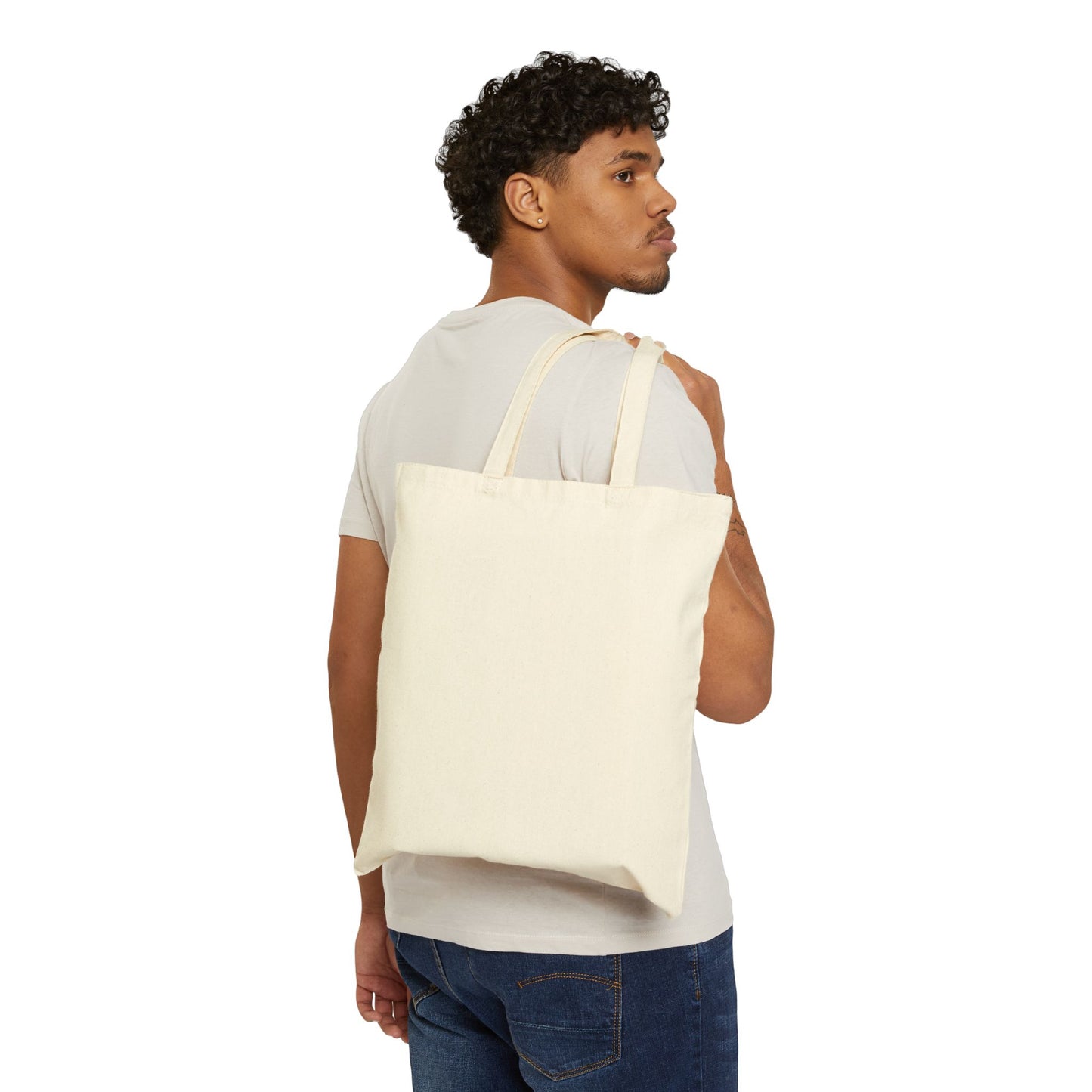 Autism Awareness Cotton Canvas Tote Bag, Eco-Friendly Shopping Bag, Great Gift, Sustainable Tote, Funny Skeleton Design