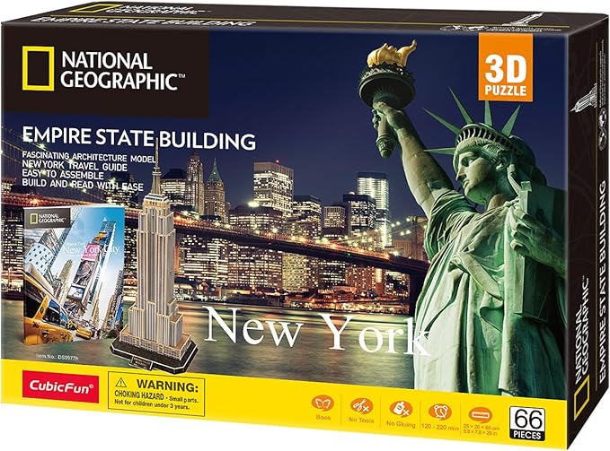 National Geographic - New York Empire State Building Puzzle  66 Piece
